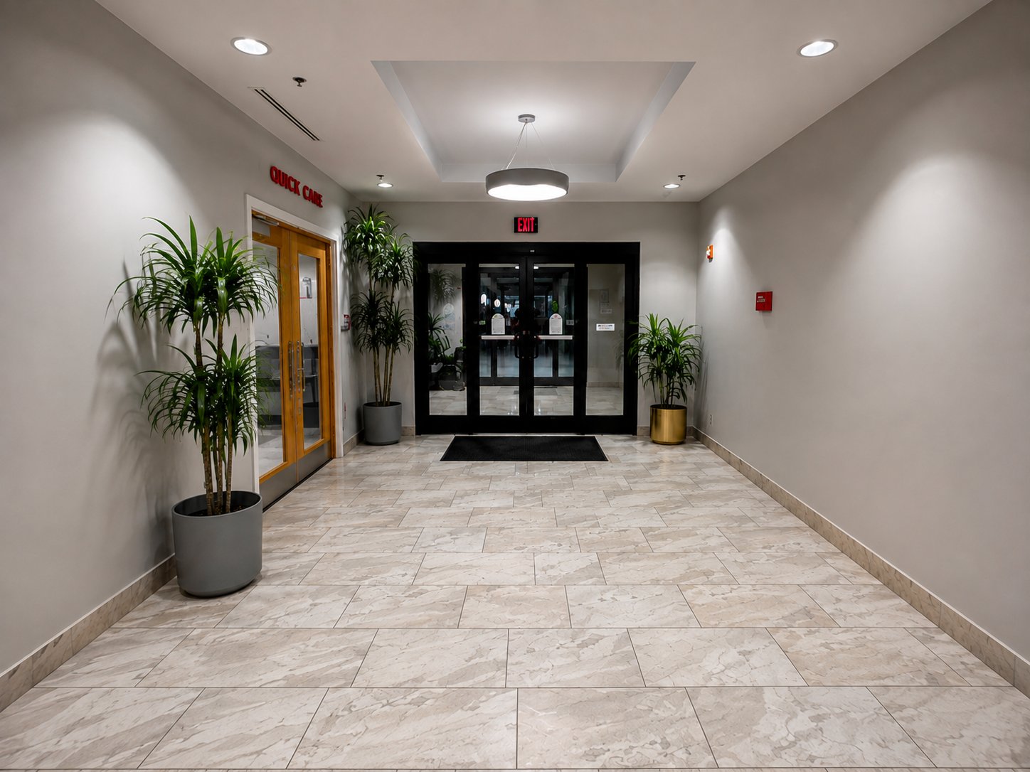 Premium interior painting - corridor finish