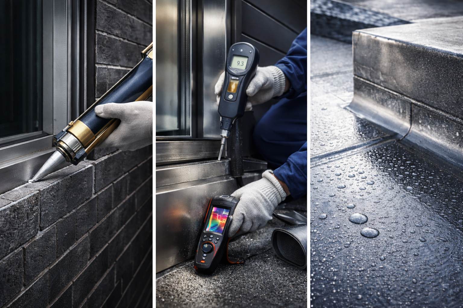 Professional waterproofing execution