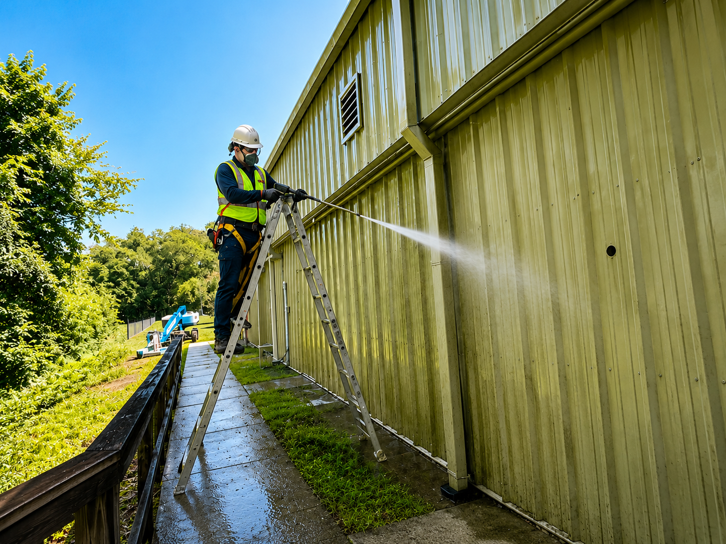 Pressure washing services