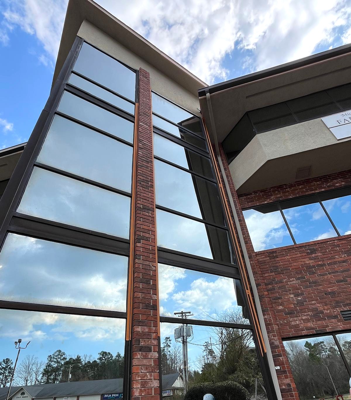 During waterproof treatment